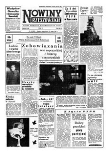 Nowiny Rzeszowskie : organ Komitetu Wojewódzkiego PZPR. 1959, R. 11, nr 40 (16 lutego)