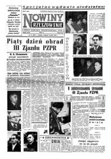 Nowiny Rzeszowskie : organ Komitetu Wojewódzkiego PZPR. 1959, R. 11, nr 64 (15 marca)