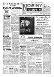 Nowiny Rzeszowskie : organ Komitetu Wojewódzkiego PZPR. 1959, R. 11, nr 130 (30-31 maja)