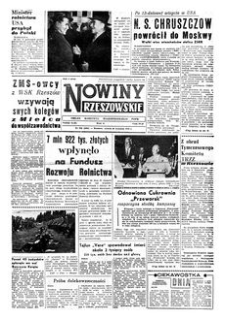Nowiny Rzeszowskie : organ Komitetu Wojewódzkiego PZPR. 1959, R. 11, nr 234 (29 września)