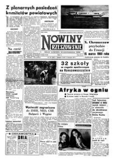 Nowiny Rzeszowskie : organ Komitetu Wojewódzkiego PZPR. 1959, R. 11, nr 272 (11 listopada)