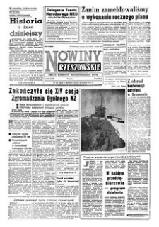 Nowiny Rzeszowskie : organ Komitetu Wojewódzkiego PZPR. 1959, R. 11, nr 301 (15 grudnia)