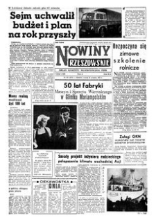 Nowiny Rzeszowskie : organ Komitetu Wojewódzkiego PZPR. 1959, R. 11, nr 307 (22 grudnia)