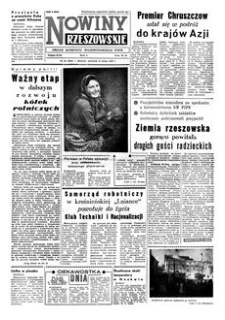 Nowiny Rzeszowskie : organ Komitetu Wojewódzkiego PZPR. 1960, R. 12, nr 35 (11 lutego)