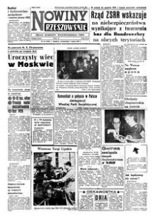 Nowiny Rzeszowskie : organ Komitetu Wojewódzkiego PZPR. 1960, R. 12, nr 56 (7 marca)