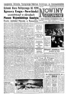 Nowiny Rzeszowskie : organ Komitetu Wojewódzkiego PZPR. 1960, R. 12, nr 59 (10 marca)