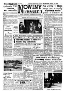 Nowiny Rzeszowskie : organ Komitetu Wojewódzkiego PZPR. 1960, R. 12, nr 82 (6 kwietnia)