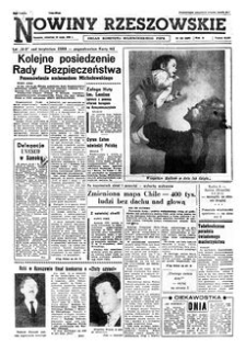 Nowiny Rzeszowskie : organ Komitetu Wojewódzkiego PZPR. 1960, R. 12, nr 124 (26 maja)