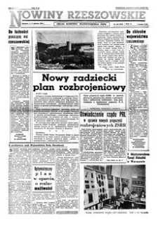 Nowiny Rzeszowskie : organ Komitetu Wojewódzkiego PZPR. 1960, R. 12, nr 132 (4-5 czerwca)