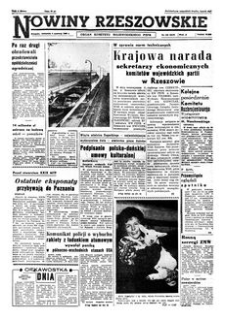 Nowiny Rzeszowskie : organ Komitetu Wojewódzkiego PZPR. 1960, R. 12, nr 136 (9 czerwca)