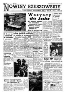 Nowiny Rzeszowskie : organ Komitetu Wojewódzkiego PZPR. 1960, R. 12, nr 183 (3 sierpnia)