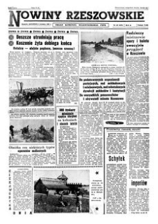 Nowiny Rzeszowskie : organ Komitetu Wojewódzkiego PZPR. 1960, R. 12, nr 187 (8 sierpnia)