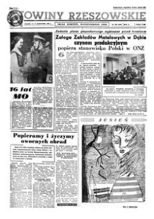 Nowiny Rzeszowskie : organ Komitetu Wojewódzkiego PZPR. 1960, R. 12, nr 240 (8-9 października)