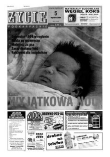 Życie Podkarpackie. 2000, nr 1 (1690) (5 stycznia)