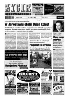 Życie Podkarpackie. 2002, nr 11 (1764) (13 marca)