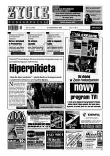 Życie Podkarpackie. 2002, nr 15 (1768) (10 kwietnia)