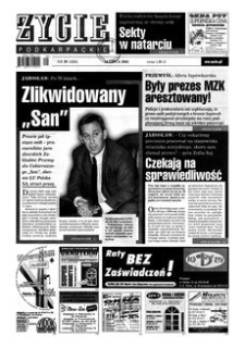Życie Podkarpackie. 2003, nr 29 (1835) (16 lipca)
