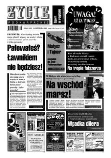 Życie Podkarpackie. 2003, nr 48 (1855) (26 listopada)