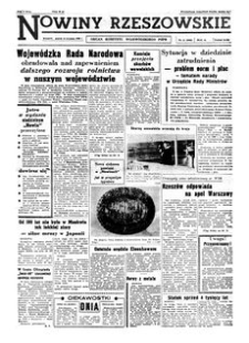 Nowiny Rzeszowskie : organ Komitetu Wojewódzkiego PZPR. 1961, R. 13, nr 11 (13 stycznia)