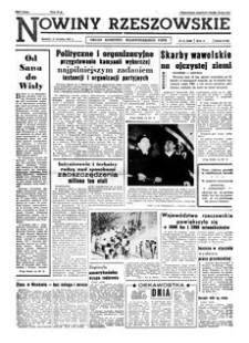 Nowiny Rzeszowskie : organ Komitetu Wojewódzkiego PZPR. 1961, R. 13, nr 14 (17 stycznia)