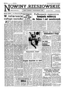Nowiny Rzeszowskie : organ Komitetu Wojewódzkiego PZPR. 1961, R. 13, nr 20 (24 stycznia)