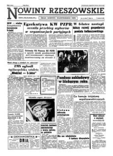 Nowiny Rzeszowskie : organ Komitetu Wojewódzkiego PZPR. 1961, R. 13, nr 21 (25 stycznia)