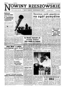 Nowiny Rzeszowskie : organ Komitetu Wojewódzkiego PZPR. 1961, R. 13, nr 28 (2 lutego)