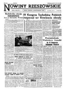 Nowiny Rzeszowskie : organ Komitetu Wojewódzkiego PZPR. 1961, R. 13, nr 37 (13 lutego)