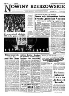 Nowiny Rzeszowskie : organ Komitetu Wojewódzkiego PZPR. 1961, R. 13, nr 51 (1 marca)