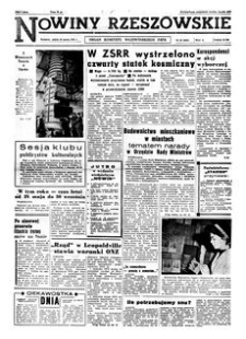 Nowiny Rzeszowskie : organ Komitetu Wojewódzkiego PZPR. 1961, R. 13, nr 59 (10 marca)
