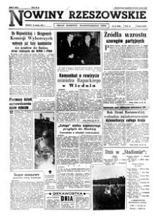 Nowiny Rzeszowskie : organ Komitetu Wojewódzkiego PZPR. 1961, R. 13, nr 61 (13 marca)