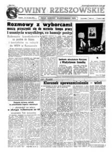 Nowiny Rzeszowskie : organ Komitetu Wojewódzkiego PZPR. 1961, R. 13, nr 66 (18-19 marca)
