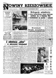 Nowiny Rzeszowskie : organ Komitetu Wojewódzkiego PZPR. 1961, R. 13, nr 83 (8-9 kwietnia)