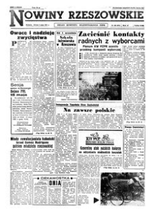 Nowiny Rzeszowskie : organ Komitetu Wojewódzkiego PZPR. 1961, R. 13, nr 108 (9 maja)