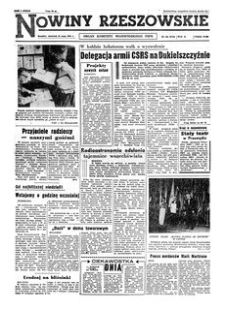 Nowiny Rzeszowskie : organ Komitetu Wojewódzkiego PZPR. 1961, R. 13, nr 122 (25 maja)