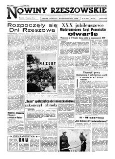 Nowiny Rzeszowskie : organ Komitetu Wojewódzkiego PZPR. 1961, R. 13, nr 137 (12 czerwca)