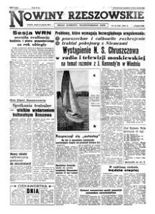 Nowiny Rzeszowskie : organ Komitetu Wojewódzkiego PZPR. 1961, R. 13, nr 141 (16 czerwca)