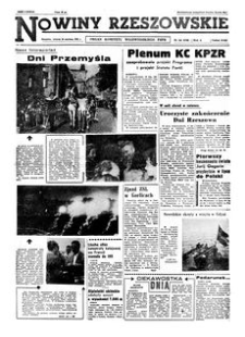 Nowiny Rzeszowskie : organ Komitetu Wojewódzkiego PZPR. 1961, R. 13, nr 144 (20 czerwca)