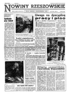 Nowiny Rzeszowskie : organ Komitetu Wojewódzkiego PZPR. 1961, R. 13, nr 147 (23 czerwca)