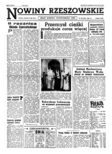 Nowiny Rzeszowskie : organ Komitetu Wojewódzkiego PZPR. 1961, R. 13, nr 158 (6 lipca)