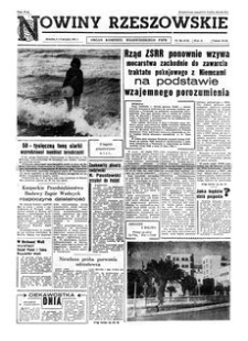 Nowiny Rzeszowskie : organ Komitetu Wojewódzkiego PZPR. 1961, R. 13, nr 184 (5-6 sierpnia)