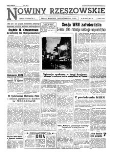 Nowiny Rzeszowskie : organ Komitetu Wojewódzkiego PZPR. 1961, R. 13, nr 219 (15 września)