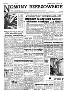 Nowiny Rzeszowskie : organ Komitetu Wojewódzkiego PZPR. 1961, R. 13, nr 243 (13 października)