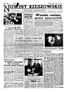 Nowiny Rzeszowskie : organ Komitetu Wojewódzkiego PZPR. 1961, R. 13, nr 275 (20 listopada)