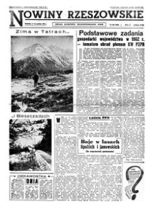 Nowiny Rzeszowskie : organ Komitetu Wojewódzkiego PZPR. 1961, R. 13, nr 292 (9-10 grudnia)