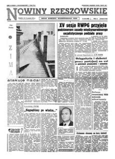 Nowiny Rzeszowskie : organ Komitetu Wojewódzkiego PZPR. 1961, R. 13, nr 298 (16-17 grudnia)