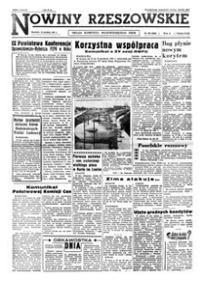 Nowiny Rzeszowskie : organ Komitetu Wojewódzkiego PZPR. 1961, R. 13, nr 299 (18 grudnia)