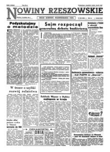 Nowiny Rzeszowskie : organ Komitetu Wojewódzkiego PZPR. 1961, R. 13, nr 302 (21 grudnia)