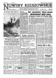 Nowiny Rzeszowskie : organ Komitetu Wojewódzkiego PZPR. 1961, R. 13, nr 307 (29 grudnia)