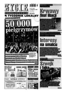 Życie Podkarpackie : tygodnik lokalny. 2005, nr 33 (1945) (17 sierpnia)